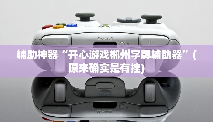 辅助神器“微乐江苏麻将怎么提高胜率”(原来确实是有挂)