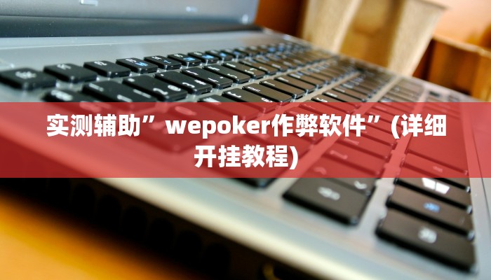实测辅助”WePoker作弊开挂方法”(详细开挂教程)