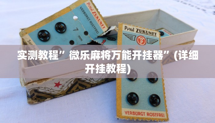 实测辅助”南通长牌万能开挂器”(详细开挂教程)