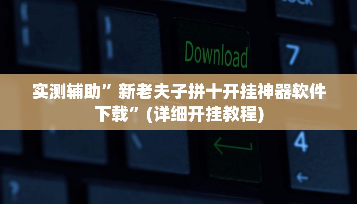 实测辅助”闲逸碰胡辅助软件下载”(详细开挂教程)