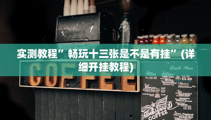 实测教程”畅玩十三张是不是有挂”(详细开挂教程)