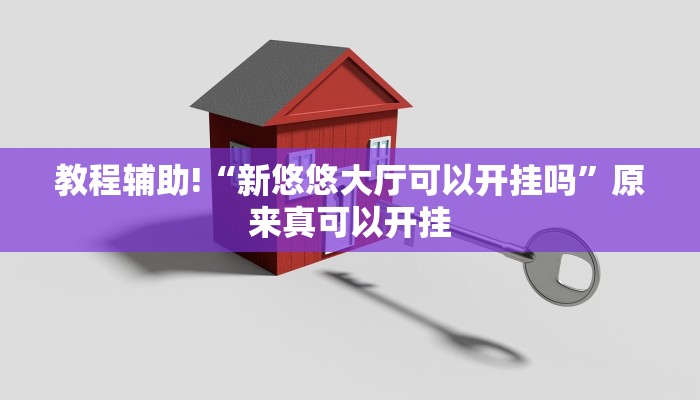 教程辅助!“新悠悠大厅可以开挂吗”原来真可以开挂
