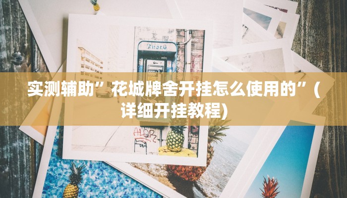 实测辅助”花城牌舍开挂怎么使用的”(详细开挂教程)