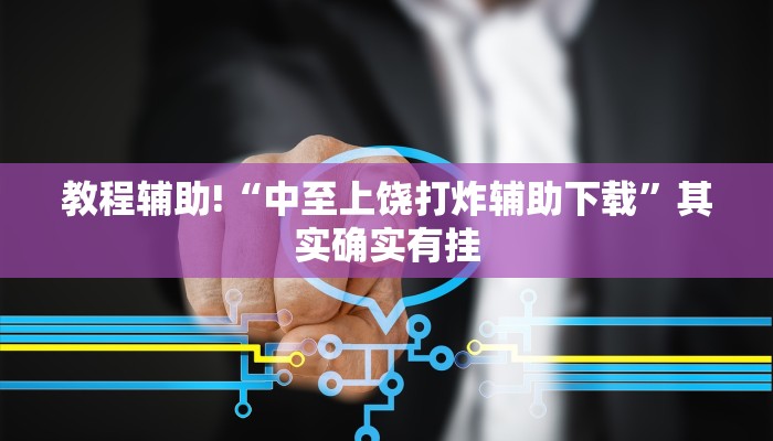 教程辅助!“中至上饶打炸辅助下载”其实确实有挂