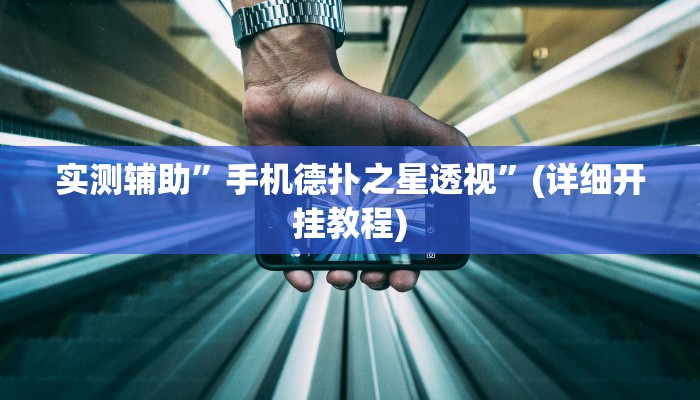 实测辅助”手机德扑之星透视”(详细开挂教程)