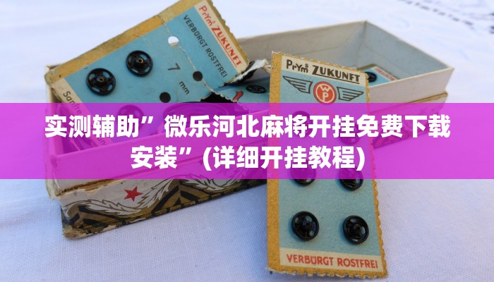 实测辅助”微乐河北麻将开挂免费下载安装”(详细开挂教程)