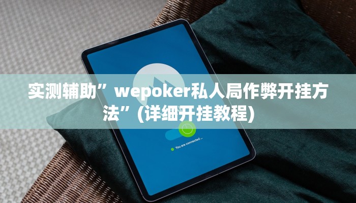 实测辅助”wepoker私人局作弊开挂方法”(详细开挂教程)