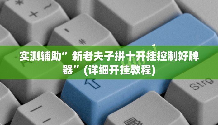 实测辅助”新老夫子拼十开挂控制好牌器”(详细开挂教程)