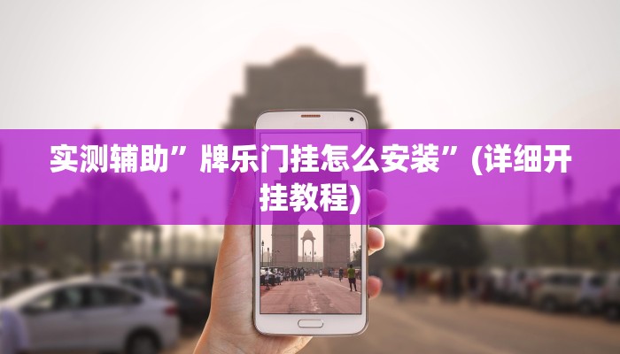 实测辅助”牌乐门挂怎么安装”(详细开挂教程)
