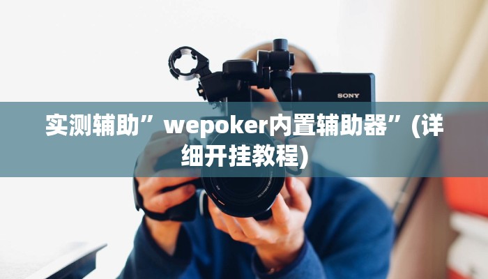 实测辅助”wepoker内置辅助器”(详细开挂教程)