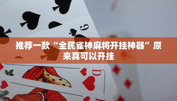 推荐一款“全民雀神麻将开挂神器”原来真可以开挂
