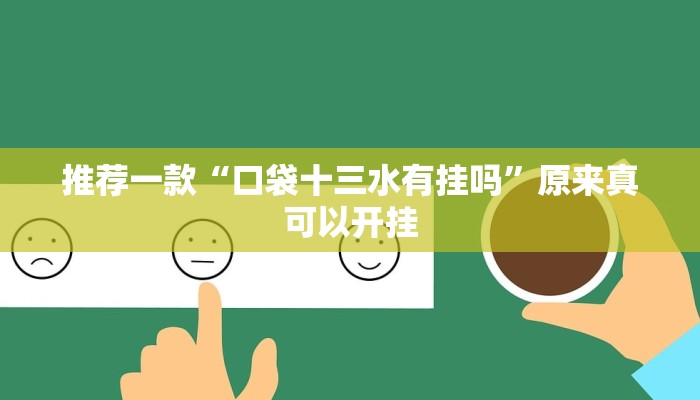 推荐一款“口袋十三水有挂吗”原来真可以开挂