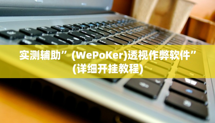 实测辅助”(WePoKer)透视作弊软件”(详细开挂教程)