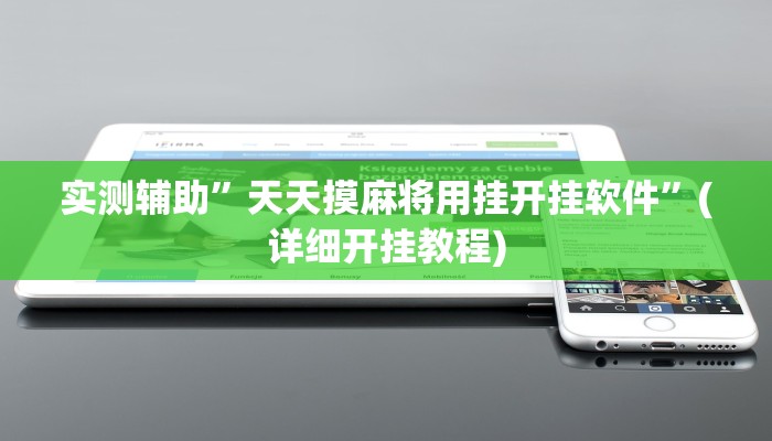 实测辅助”天天摸麻将用挂开挂软件”(详细开挂教程)