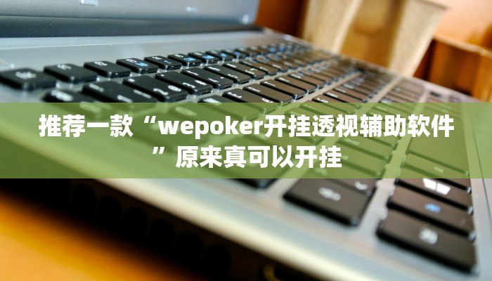 推荐一款“wepoker开挂透视辅助软件”原来真可以开挂