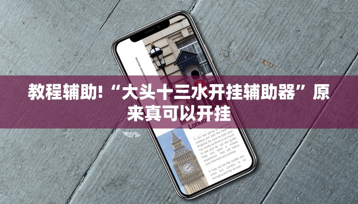 教程辅助!“大头十三水开挂辅助器”原来真可以开挂