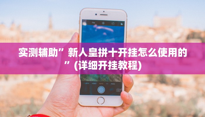 实测辅助”新人皇拼十开挂怎么使用的”(详细开挂教程)