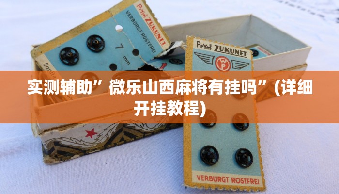 实测辅助”微乐山西麻将有挂吗”(详细开挂教程)