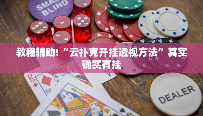 实测辅助”字牌用挂开挂软件”(详细开挂教程)