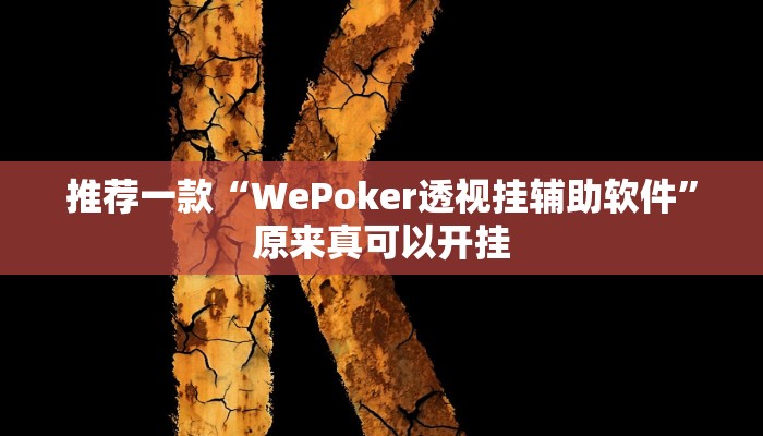推荐一款“wepoker德州局透视作弊挂方法”原来真可以开挂