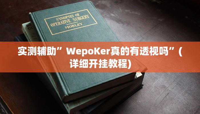 实测辅助”WepoKer真的有透视吗”(详细开挂教程)