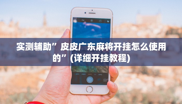 实测辅助”皮皮广东麻将开挂怎么使用的”(详细开挂教程)