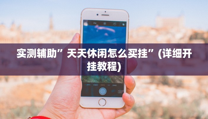 实测辅助”天天休闲怎么买挂”(详细开挂教程)
