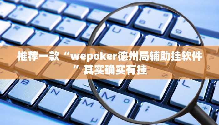 推荐一款“wepoker德州局辅助挂软件”其实确实有挂