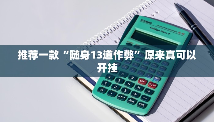 推荐一款“随身13道作弊”原来真可以开挂