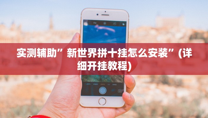 实测辅助”新世界拼十挂怎么安装”(详细开挂教程)