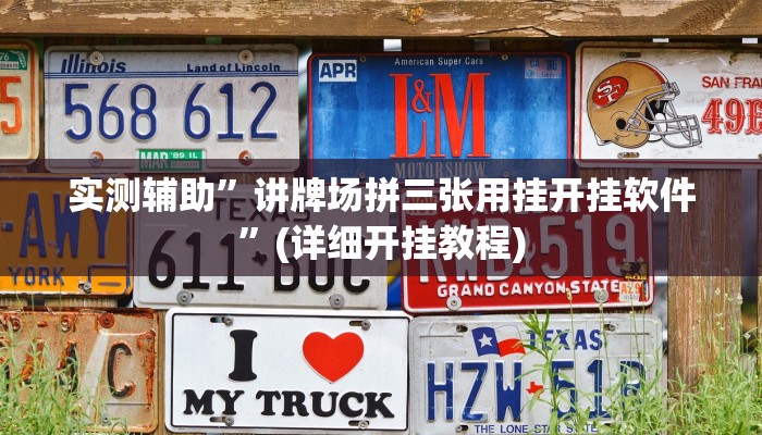 实测辅助”讲牌场拼三张用挂开挂软件”(详细开挂教程)