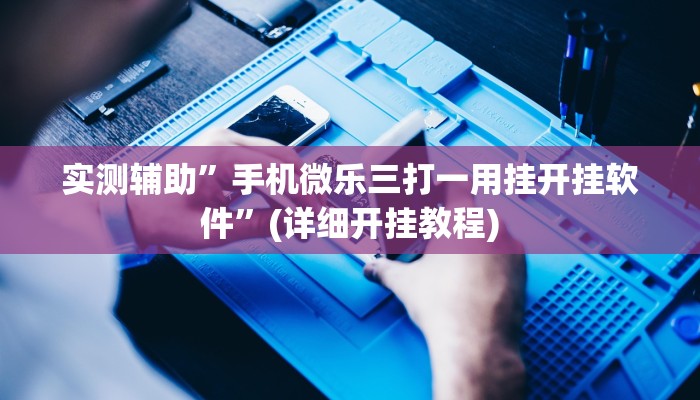 实测辅助”手机微乐三打一用挂开挂软件”(详细开挂教程)