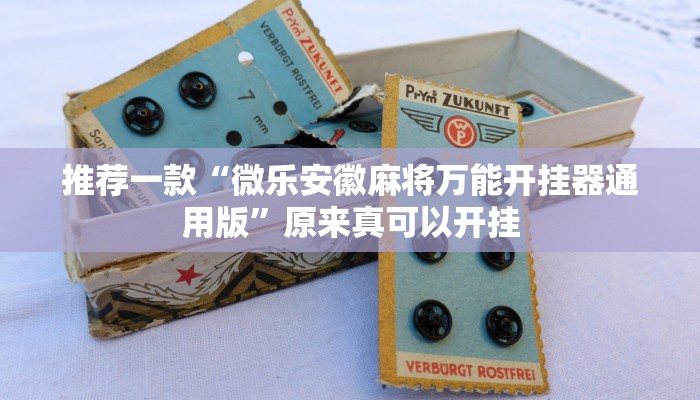 推荐一款“微乐安徽麻将万能开挂器通用版”原来真可以开挂