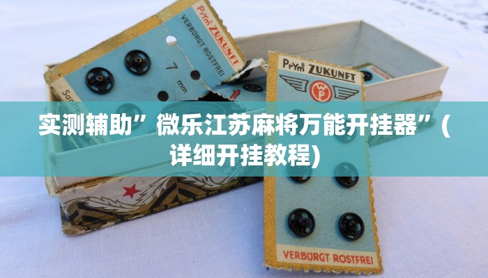 实测辅助”微乐江苏麻将万能开挂器”(详细开挂教程)