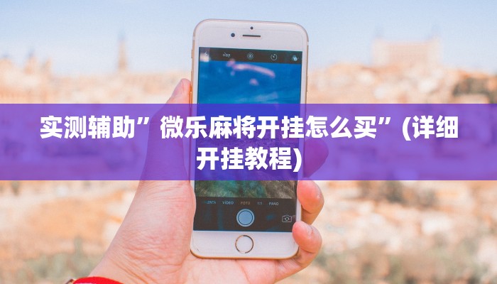 实测辅助”微乐麻将开挂怎么买”(详细开挂教程)