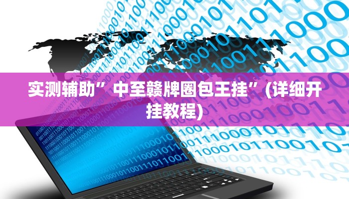 实测辅助”中至赣牌圈包王挂”(详细开挂教程)