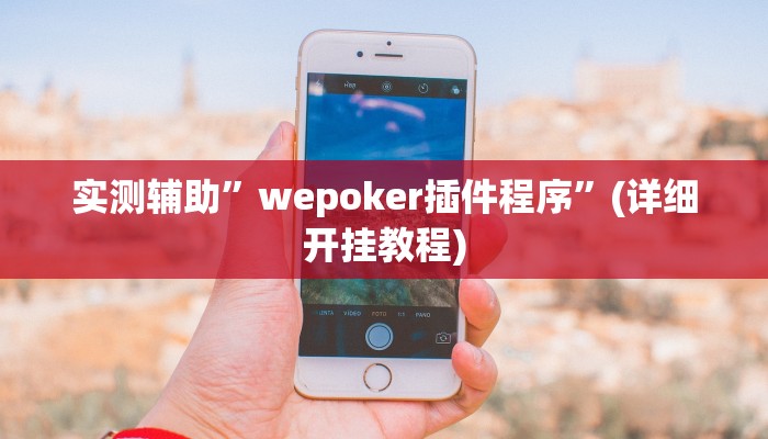 实测辅助”wepoker插件程序”(详细开挂教程)