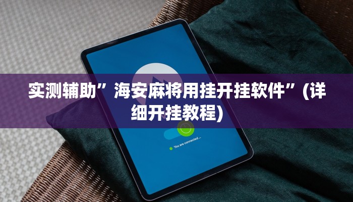 实测辅助”海安麻将用挂开挂软件”(详细开挂教程)