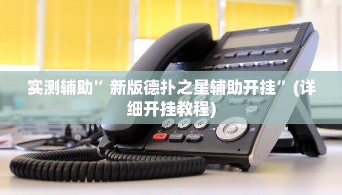 实测辅助”新版德扑之星辅助开挂”(详细开挂教程)