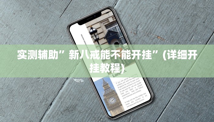 实测辅助”新八戒能不能开挂”(详细开挂教程)