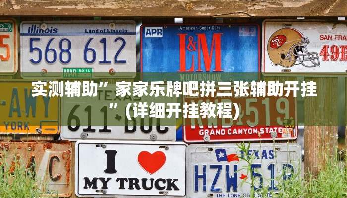 实测辅助”家家乐牌吧拼三张辅助开挂”(详细开挂教程)