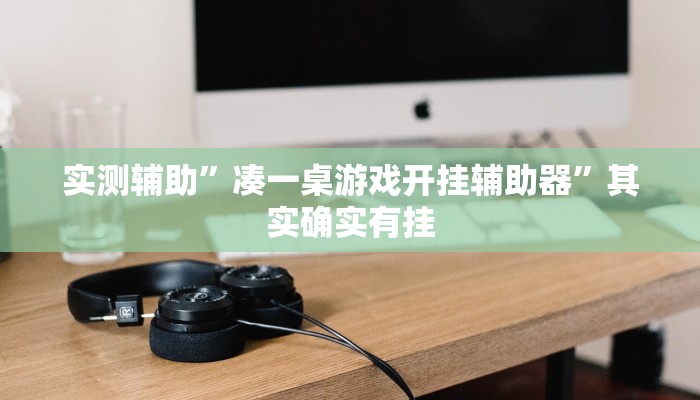 实测辅助”凑一桌游戏开挂辅助器”其实确实有挂
