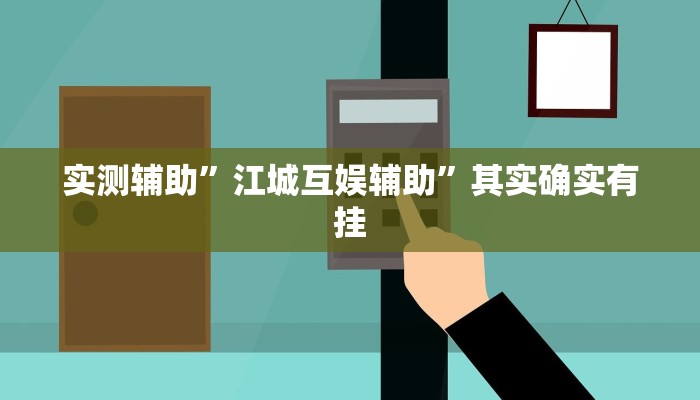 实测辅助”江城互娱辅助”其实确实有挂