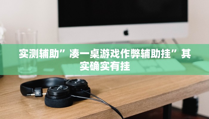 实测辅助”凑一桌游戏作弊辅助挂”其实确实有挂